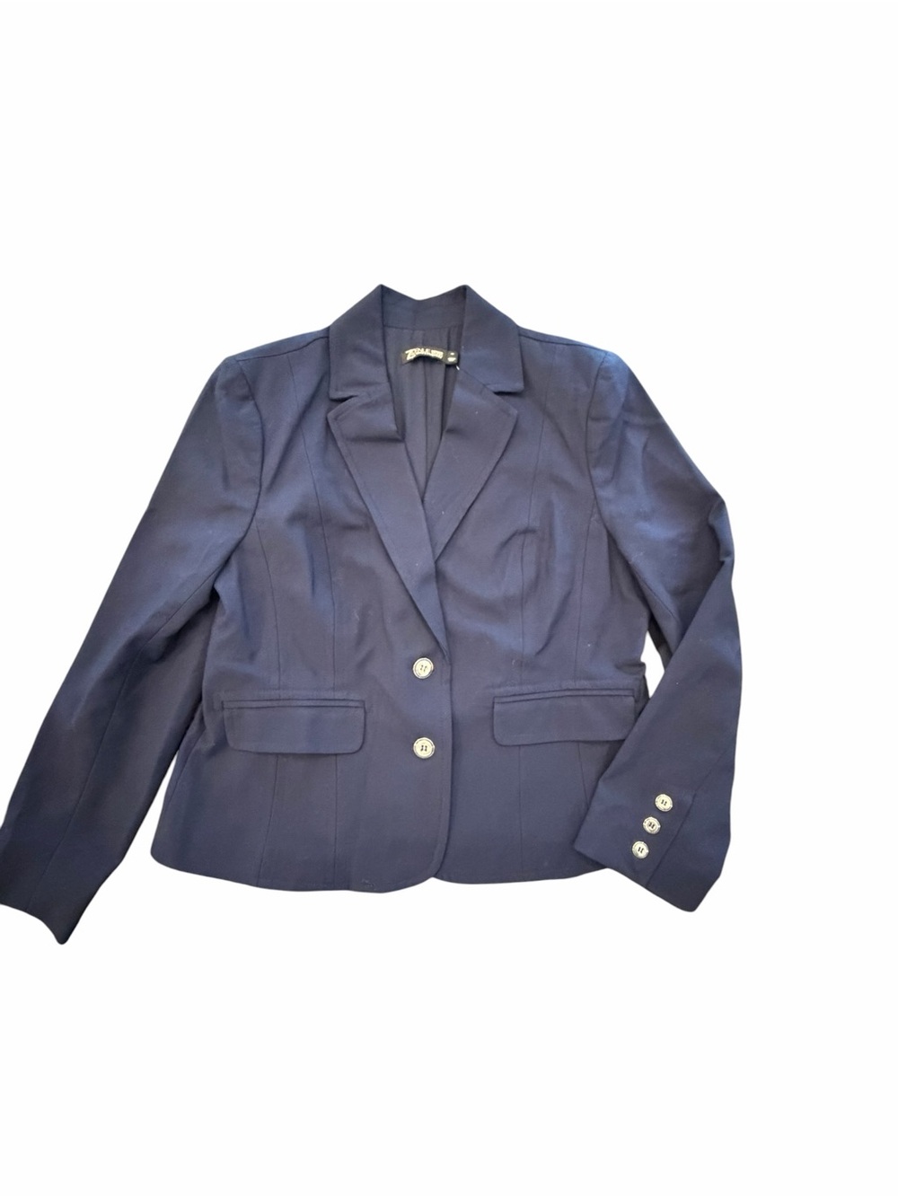 NEW 7TH AVENUE Blazer Jacket Women’s Blue 2 Button Size 14 $79.95 Office Work